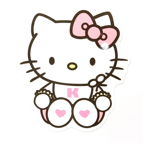 Hello Kitty Accessories Hello Kitty Vinyl Sticker Poshmark